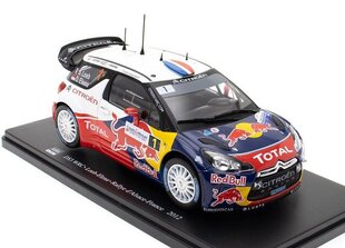 Citroen DS3 WRC Rally d'Alsace France 2012 World Champion Loeb-Elena WRC507 HACHETTE 1:25 hinta ja tiedot | Pienoismallit | hobbyhall.fi