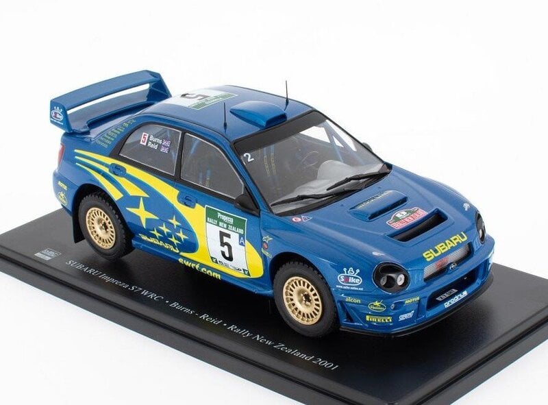 Subaru Impreza S7 WRC Rally New Zealand 2001 World Champion Burns-Reid WRC527 HACHETTE 1:25