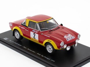 Fiat 124 Abarth Spider Rallye Portugal 1974 Pinto - Bernacchini WRC529 HACHETTE 1:25 hinta ja tiedot | Pienoismallit | hobbyhall.fi