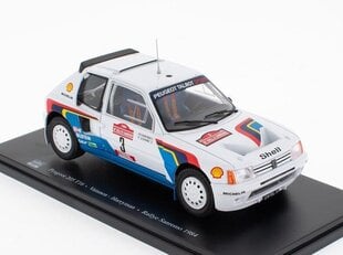 Peugeot 205 T16 Rallye Sanremo 1984 Vatanen-Harryman WRC530 HACHETTE 1:25 hinta ja tiedot | Pienoismallit | hobbyhall.fi