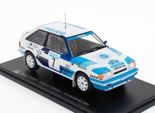 Mazda 323 4WD Sweden Rally 1989 Carlsson-Carlsson WRC534 HACHETTE 1:25 hinta ja tiedot | Pienoismallit | hobbyhall.fi