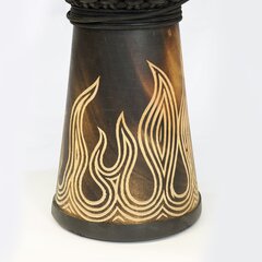 Djembe-rumpu Terre Carved Flame hinta ja tiedot | Perkussiosoittimet | hobbyhall.fi