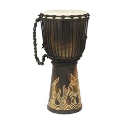 Djembe-rumpu Terre Carved Flame hinta ja tiedot | Perkussiosoittimet | hobbyhall.fi