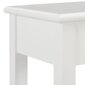 vidaXL Sivupöytä valkoinen 110x35x80 cm puu hinta ja tiedot | Sohvapöydät | hobbyhall.fi