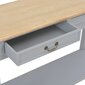vidaXL Sivupöytä harmaa 110x35x80 cm puu hinta ja tiedot | Sohvapöydät | hobbyhall.fi