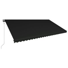 vidaXL Automaattisesti sisäänkelattava markiisi 600x300 cm antrasiitti hinta ja tiedot | Aurinkovarjot ja markiisit | hobbyhall.fi