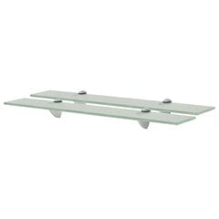 vidaXL Kelluvat hyllyt 2 kpl lasi 60x10 cm 8 mm hinta ja tiedot | Hyllyt | hobbyhall.fi