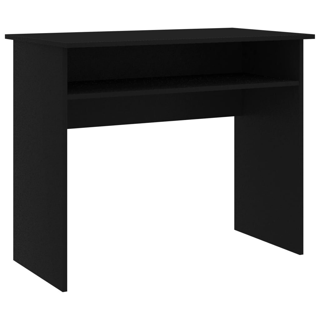 vidaXL Työpöytä musta 90x50x74 cm lastulevy hinta ja tiedot | Tietokonepöydät ja työpöydät | hobbyhall.fi