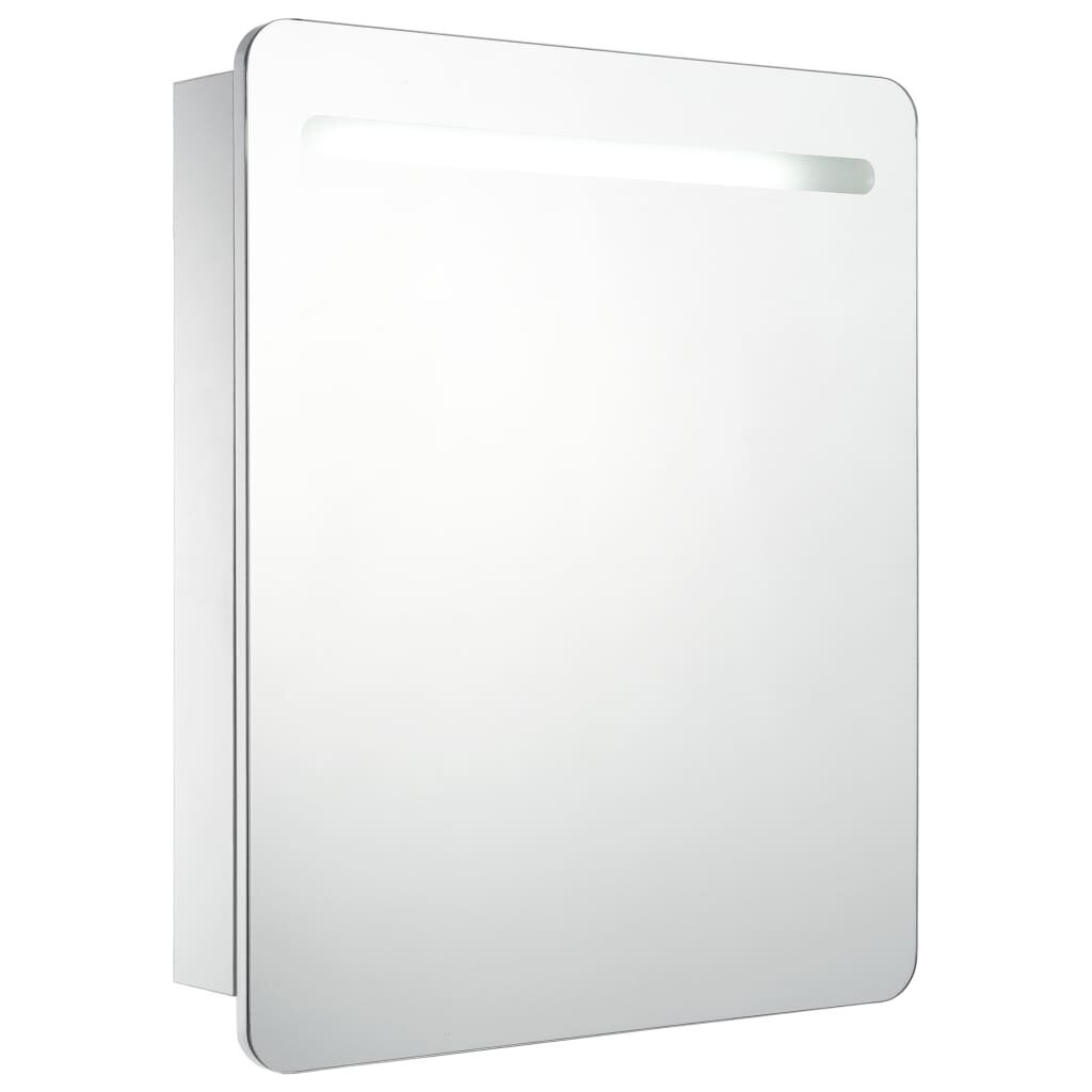 vidaXL LED kylpyhuoneen peilikaappi 68x9x80 cm hinta ja tiedot | Kylpyhuonekaapit | hobbyhall.fi