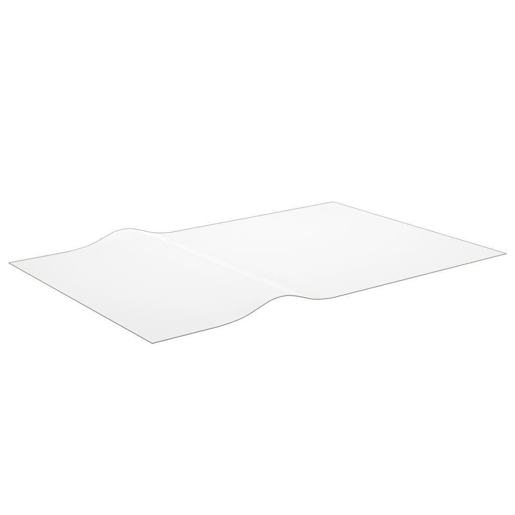 vidaXL Pöytäsuoja läpinäkyvä 100x60 cm 1,6 mm PVC hinta ja tiedot | Pöytäliinat, tabletit ja lautasliinat | hobbyhall.fi