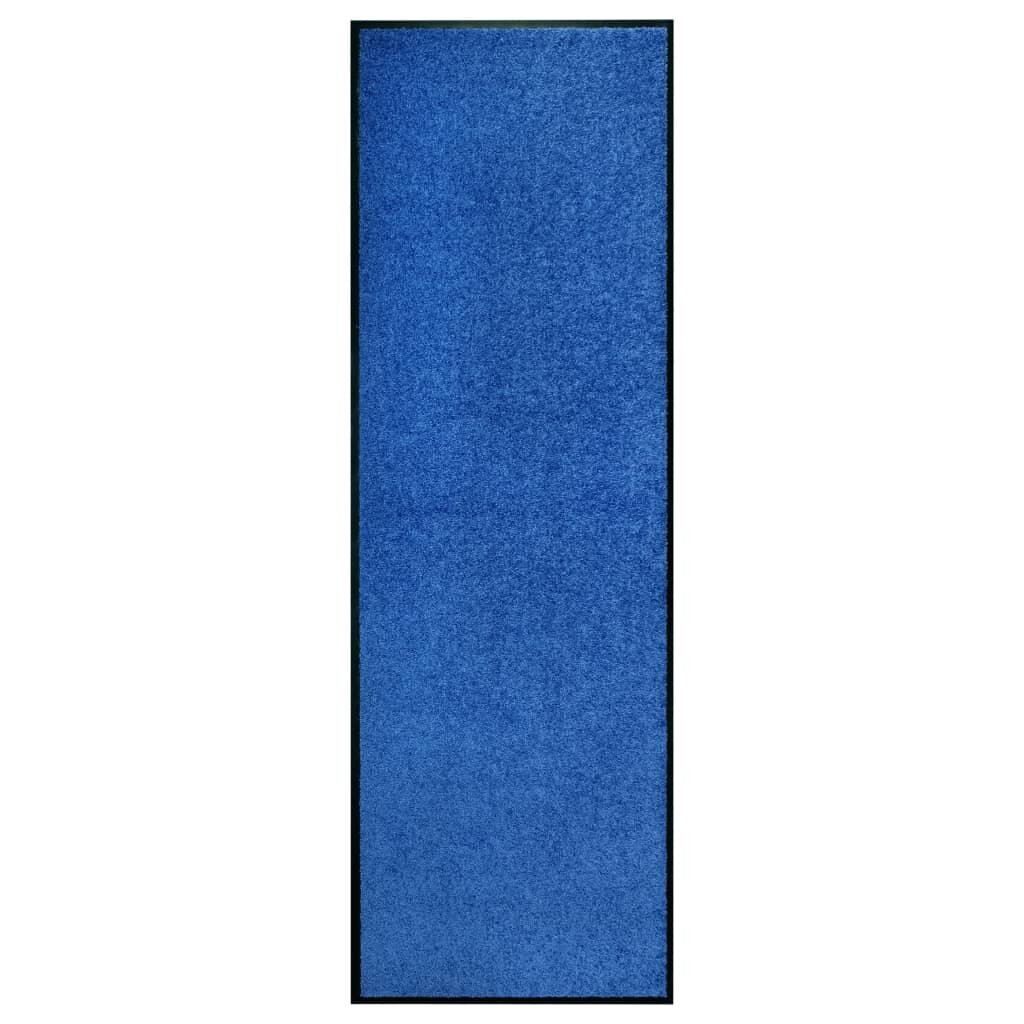vidaXL Ovimatto pestävä sininen 60x180 cm hinta ja tiedot | Ovimatot | hobbyhall.fi