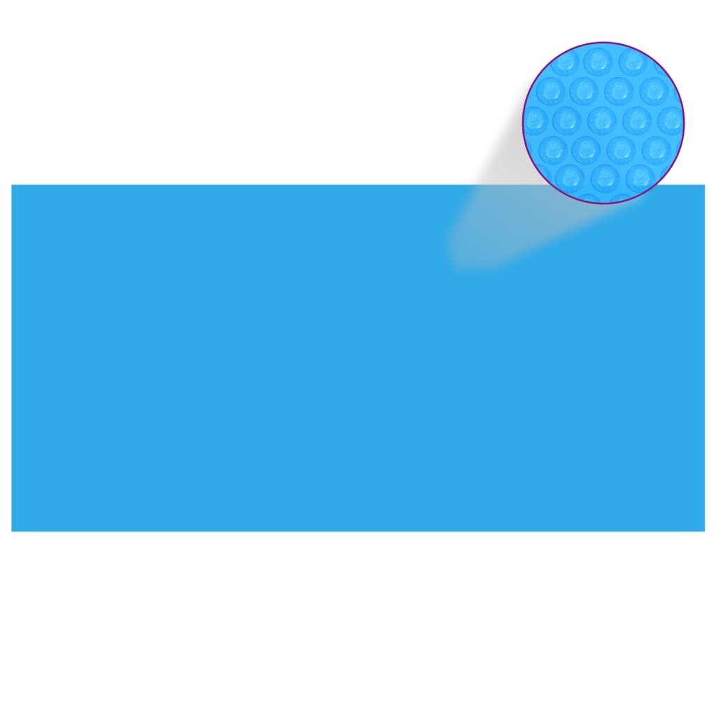 vidaXL Uima-altaan suoja suorakulmainen 1200x600 cm PE sininen hinta ja tiedot | Uima-allastarvikkeet | hobbyhall.fi