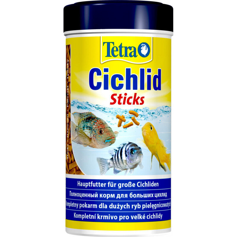 Ruoka kaloille Tetra cichlid sticks, 250 ml hinta ja tiedot | Kalanruoka | hobbyhall.fi