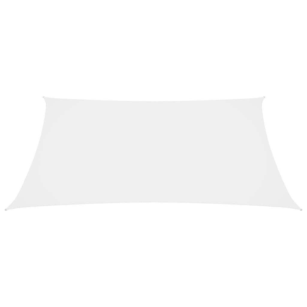 vidaXL Aurinkopurje Oxford-kangas suorakaide 2,5x3 m valkoinen hinta ja tiedot | Aurinkovarjot ja markiisit | hobbyhall.fi