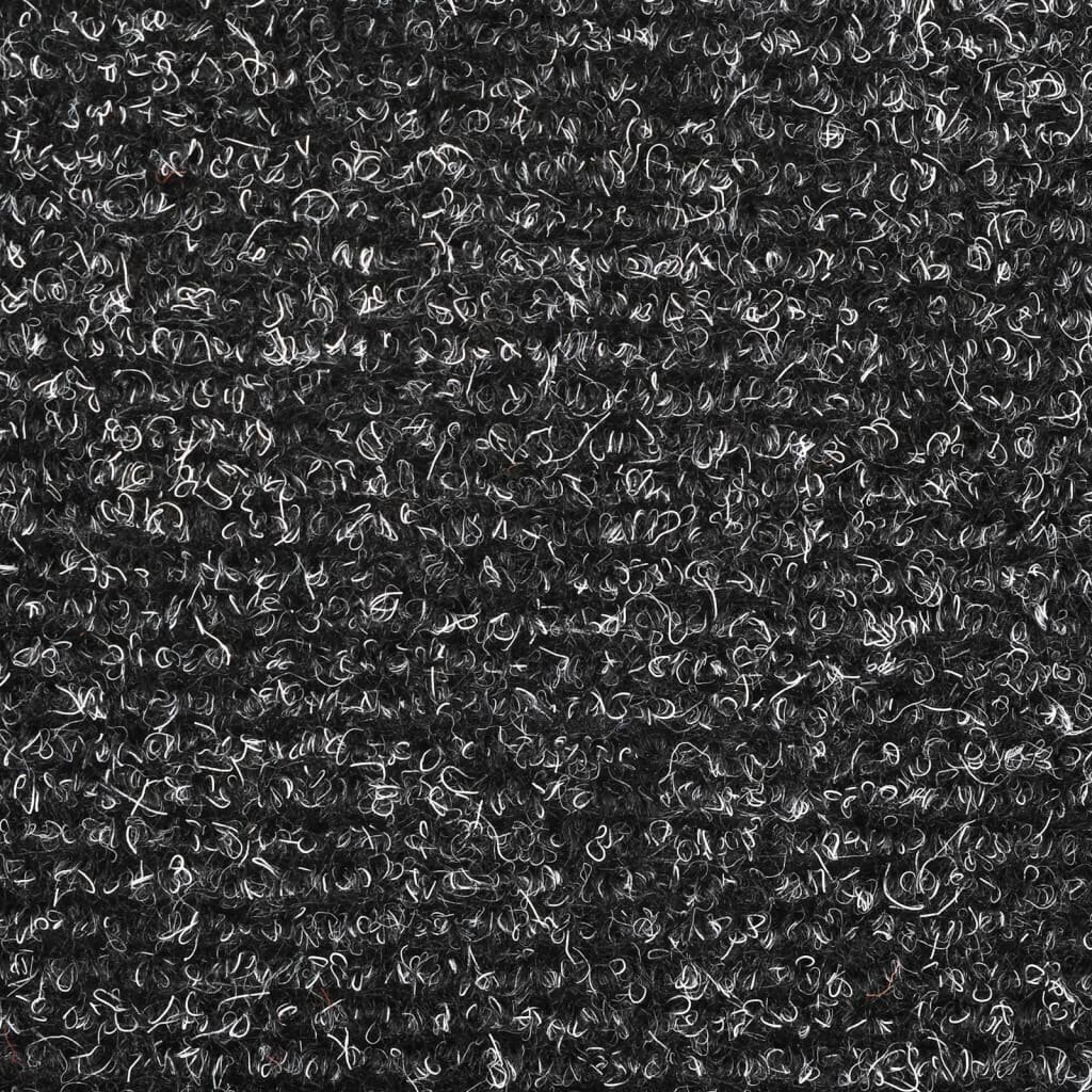 vidaXL Itsekiinnittyvät porrasmatot 10 kpl tummanharmaa 65x21x4 cm hinta ja tiedot | Isot matot | hobbyhall.fi