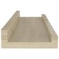 vidaXL Seinähyllyt 4 kpl Sonoma-tammi 40x9x3 cm hinta ja tiedot | Hyllyt | hobbyhall.fi