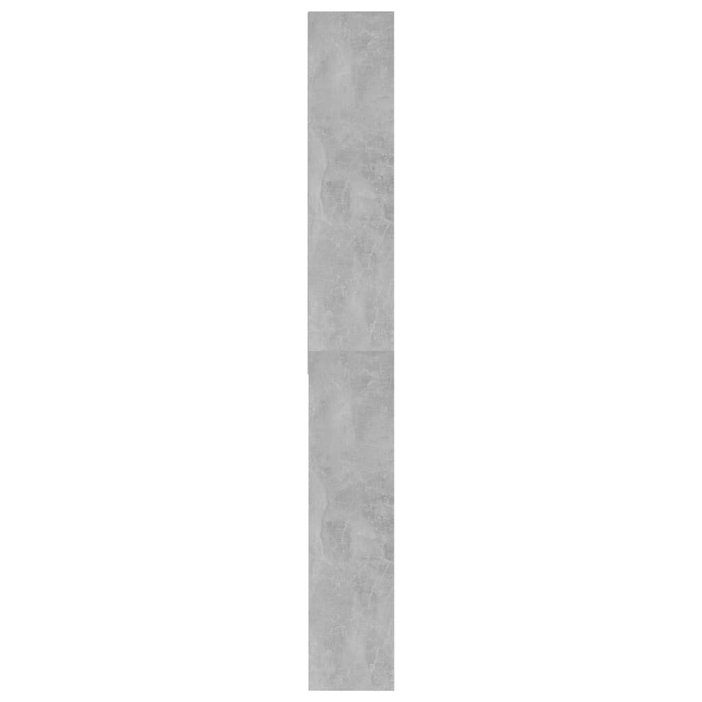 vidaXL Pesukonekaappi betoninharmaa 64x24x190 cm hinta ja tiedot | Kylpyhuonekaapit | hobbyhall.fi