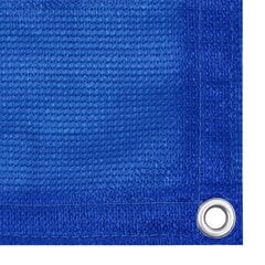 vidaXL Parvekkeen suoja sininen 120x500 cm HDPE hinta ja tiedot | Aurinkovarjot ja markiisit | hobbyhall.fi