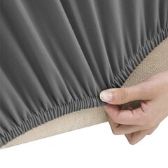 vidaXL Joustava 4-istuttavan sohvan päällinen antr. polyesteri jersey hinta ja tiedot | Huonekalujen päälliset | hobbyhall.fi