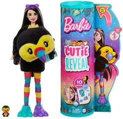 Doll Barbie Cutie Reveal Set, Tukaanilintu hinta ja tiedot | Tyttöjen lelut | hobbyhall.fi