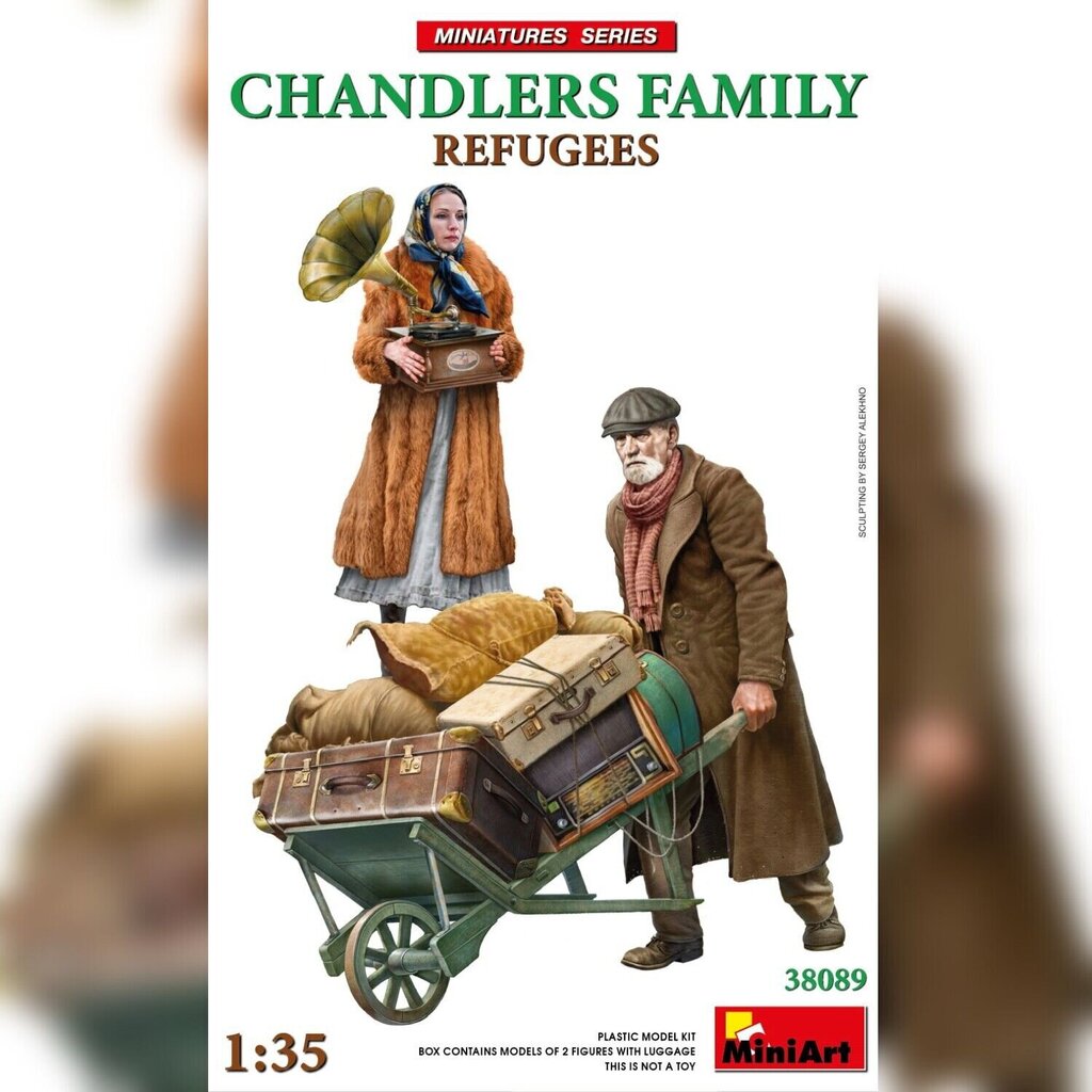 Liimattava malli MiniArt 38089 Refugees Chandlers Family 1/35 hinta ja tiedot | Koottavat pienoismallit | hobbyhall.fi