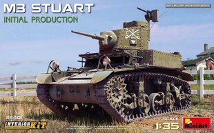 Liimattava malli MiniArt 35401 M3 Stuart Initial Production Interior Kit 1/35 hinta ja tiedot | Koottavat pienoismallit | hobbyhall.fi