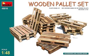 Liimattava malli MiniArt 49016 Wooden Pallet Set 1/48 hinta ja tiedot | Koottavat pienoismallit | hobbyhall.fi