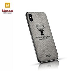 Apple iPhone XS Max suojakuori Mocco Deer, harmaa (EU Blister) hinta ja tiedot | Puhelimen kuoret ja kotelot | hobbyhall.fi