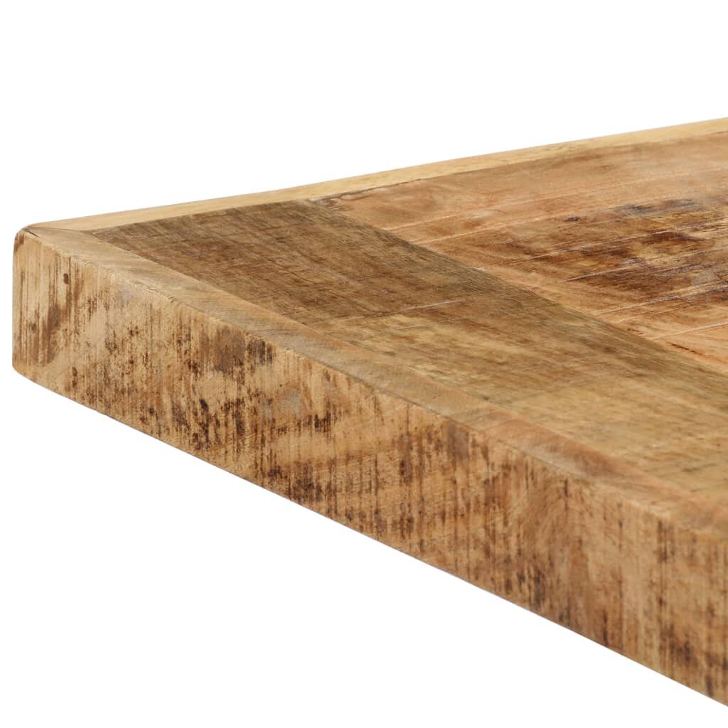 vidaXL Ruokapöytä 140x70x75 cm karkea mangopuu hinta ja tiedot | Ruokapöydät | hobbyhall.fi