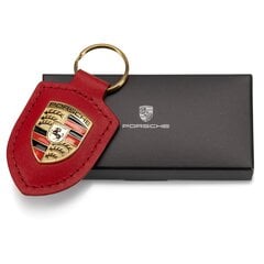 Porsche nahkainen avaimenperä WAP0500920E hinta ja tiedot | Hauskat avaimenperät | hobbyhall.fi