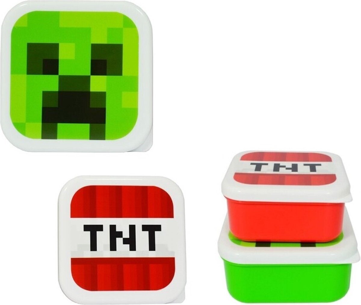 Minecraft TNT ja Creeper -eväslaatikkosetti hinta ja tiedot | Elintarvikkeiden säilytysastiat | hobbyhall.fi