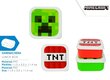 Minecraft TNT ja Creeper -eväslaatikkosetti hinta ja tiedot | Elintarvikkeiden säilytysastiat | hobbyhall.fi