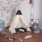 Teltta Springos Smooth Tipi Teltta, musta hinta ja tiedot | Lasten leikkimökit ja -teltat | hobbyhall.fi