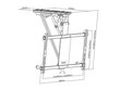 Multibrackets MB-7888 Motorized Ceiling Mount up to 70" / 35kg hinta ja tiedot | TV-seinätelineet | hobbyhall.fi