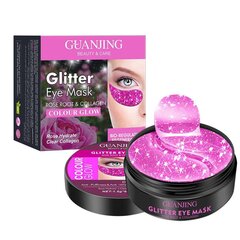Silmätyynyt Rose Root & Collagen, Pink Glitter 60 kpl hinta ja tiedot | Kasvonaamiot ja silmänalusaamiot | hobbyhall.fi