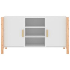 vidaXL Senkki valkoinen 107x38x60 cm tekninen puu hinta ja tiedot | Olohuoneen kaapit ja lipastot | hobbyhall.fi