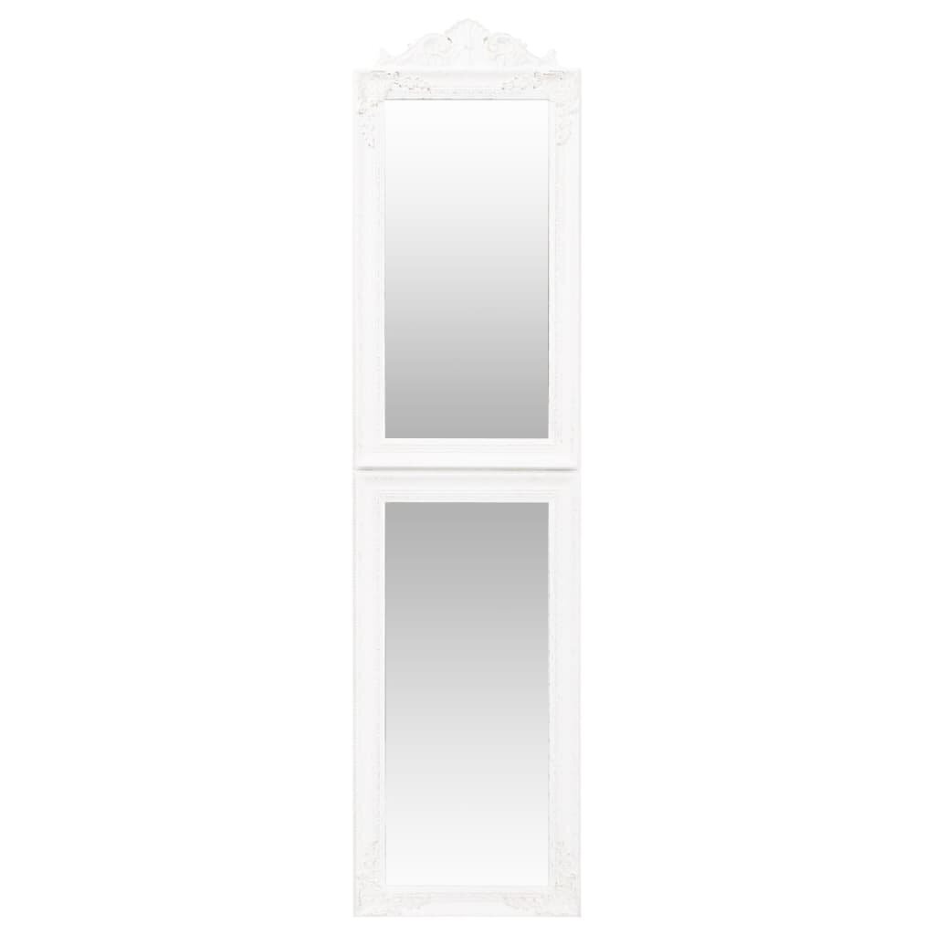 vidaXL Vapaasti seisova peili valkoinen 45x180 cm hinta ja tiedot | Peilit | hobbyhall.fi