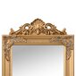 vidaXL Vapaasti seisova peili kulta 45x180 cm hinta ja tiedot | Peilit | hobbyhall.fi