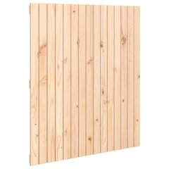 vidaXL Sängynpääty seinälle 95,5x3x110 cm täysi mänty hinta ja tiedot | Sängyt | hobbyhall.fi