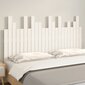 vidaXL Sängynpääty seinälle valkoinen 146,5x3x80 cm täysi mänty hinta ja tiedot | Sängyt | hobbyhall.fi