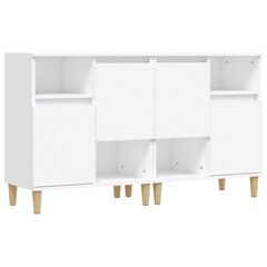 vidaXL Senkit 2 kpl valkoinen 60x35x70 cm tekninen puu hinta ja tiedot | Olohuoneen kaapit ja lipastot | hobbyhall.fi