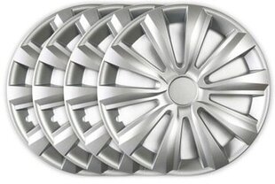 4× Jestic Hubcap 16" hopea hinta ja tiedot | Pölykapselit | hobbyhall.fi