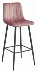 2 tuolin setti Leobert Pozza, pinkki/musta hinta ja tiedot | Ruokapöydän tuolit | hobbyhall.fi