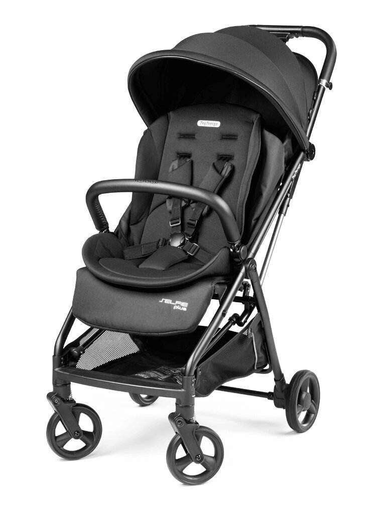 Peg Perego rattaat Selfie Plus, True Black hinta ja tiedot | Vaunut ja rattaat | hobbyhall.fi