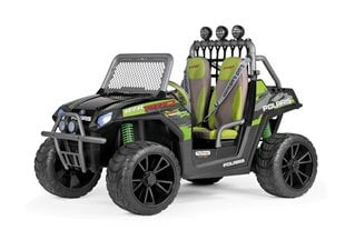 Kaksipaikkainen lasten sähköauto Peg Perego Polaris RZR PRO Green Shadow 24V hinta ja tiedot | Lasten sähköautot | hobbyhall.fi