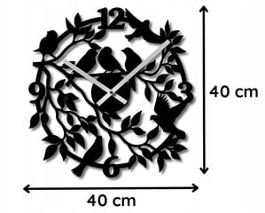 Seinäkello Murles 40cm hinta ja tiedot | Kellot | hobbyhall.fi