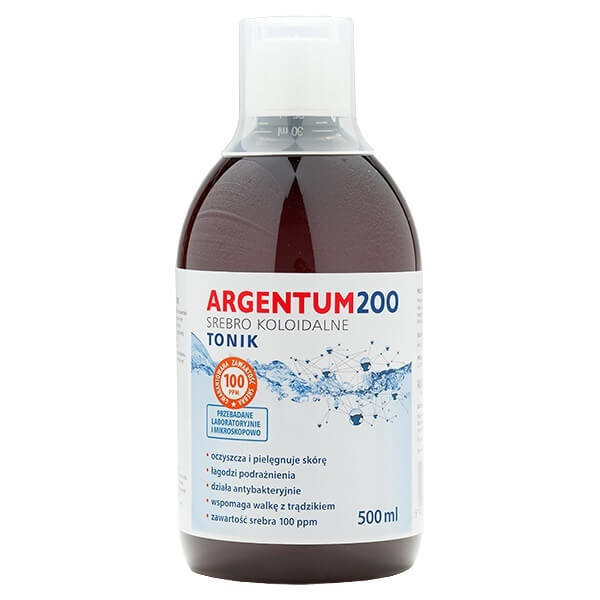 Kasvovesi, Argentum 200, 50 ppm kolloidinen hopea, 500 ml hinta ja tiedot | Kasvojen puhdistusaineet | hobbyhall.fi