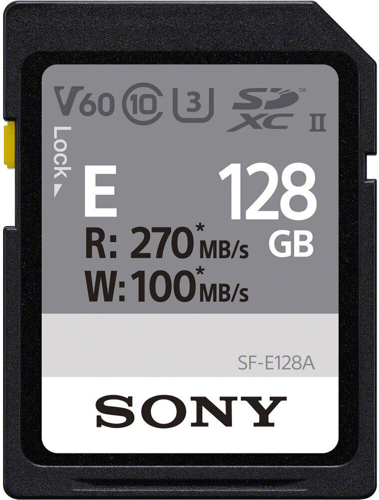Sony muistikortti SDXC 128GB E UHS-II C10 U3 V60 hinta ja tiedot | Muistitikut | hobbyhall.fi