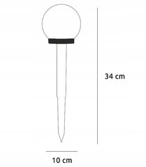 Puutarhavalaisin, 6 kpl, 34 cm, LED, aurinkokeräimillä hinta ja tiedot | Solar Piha ja puutarha | hobbyhall.fi