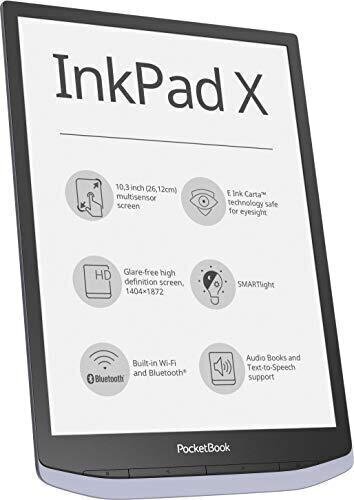 PocketBook InkPad X lukulaite PB1040-J-WW hinta ja tiedot | E-kirjojen lukulaitteet | hobbyhall.fi